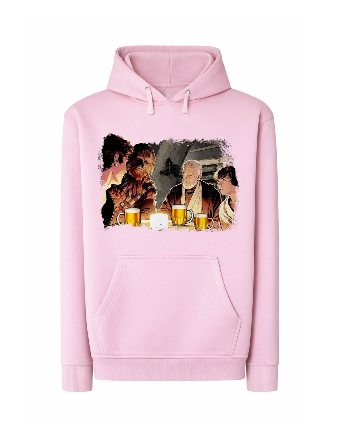 Beer Wars – hoodie – Růžová