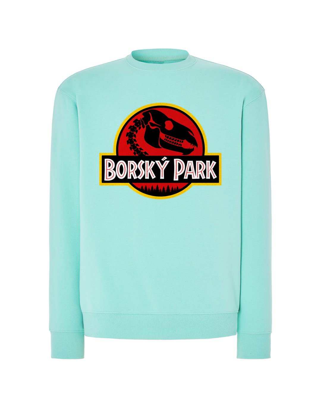 Borský Park – mikina – Mátově zelená