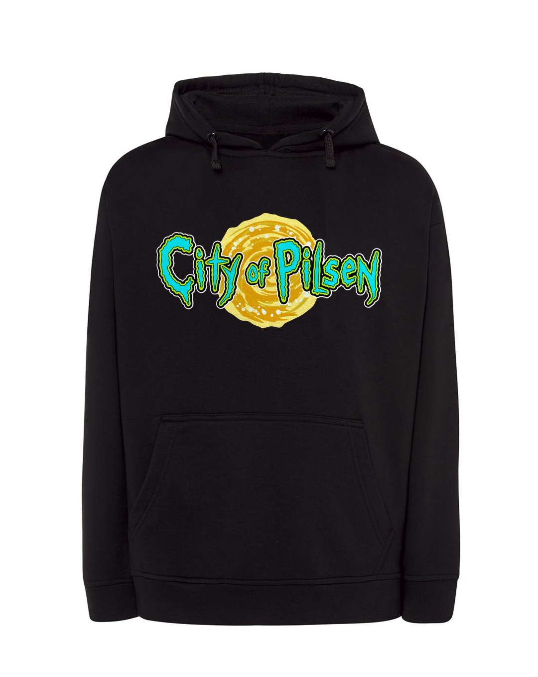 City of Pilsen – hoodie – Černá