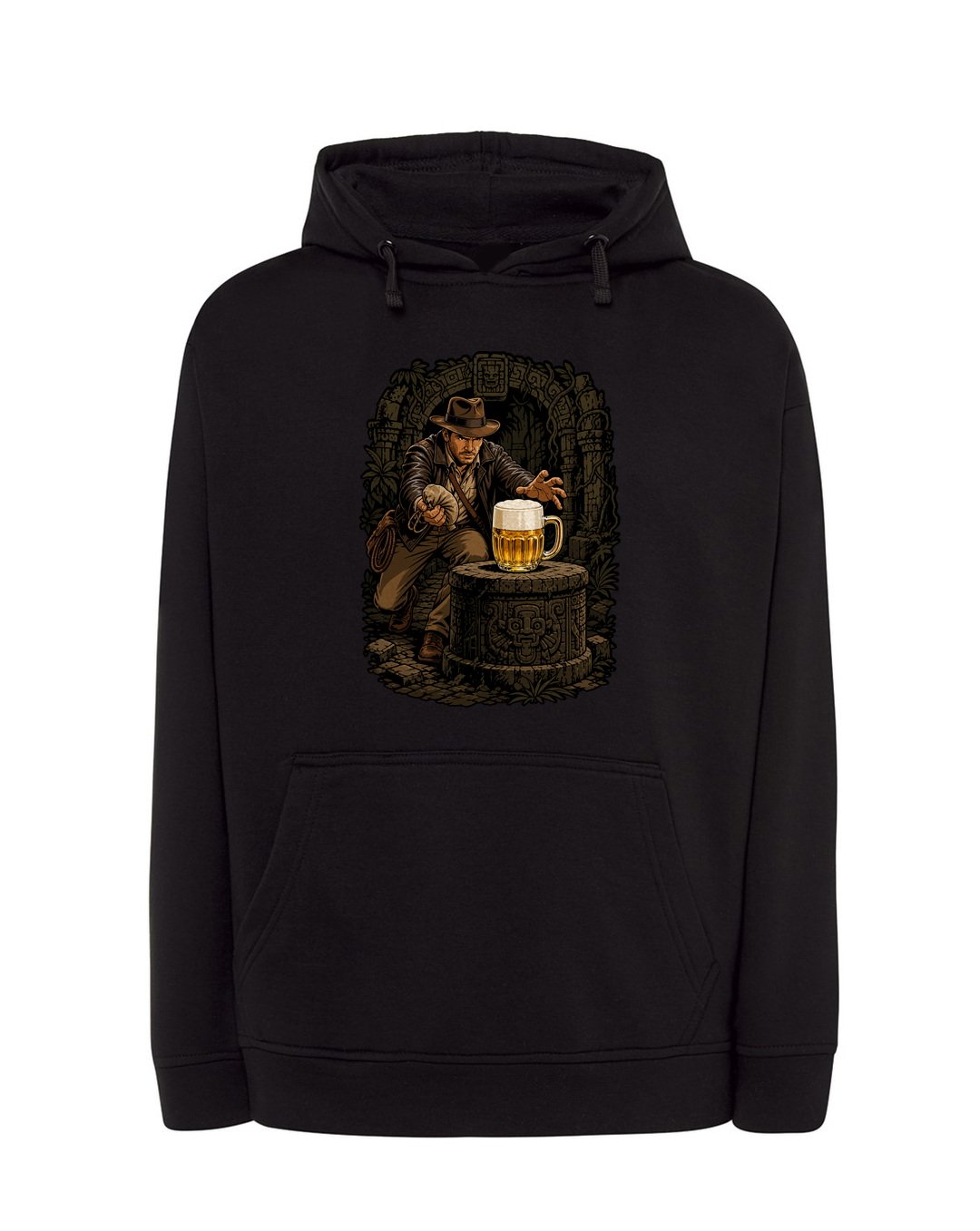 Indiana Beer – hoodie – Černá
