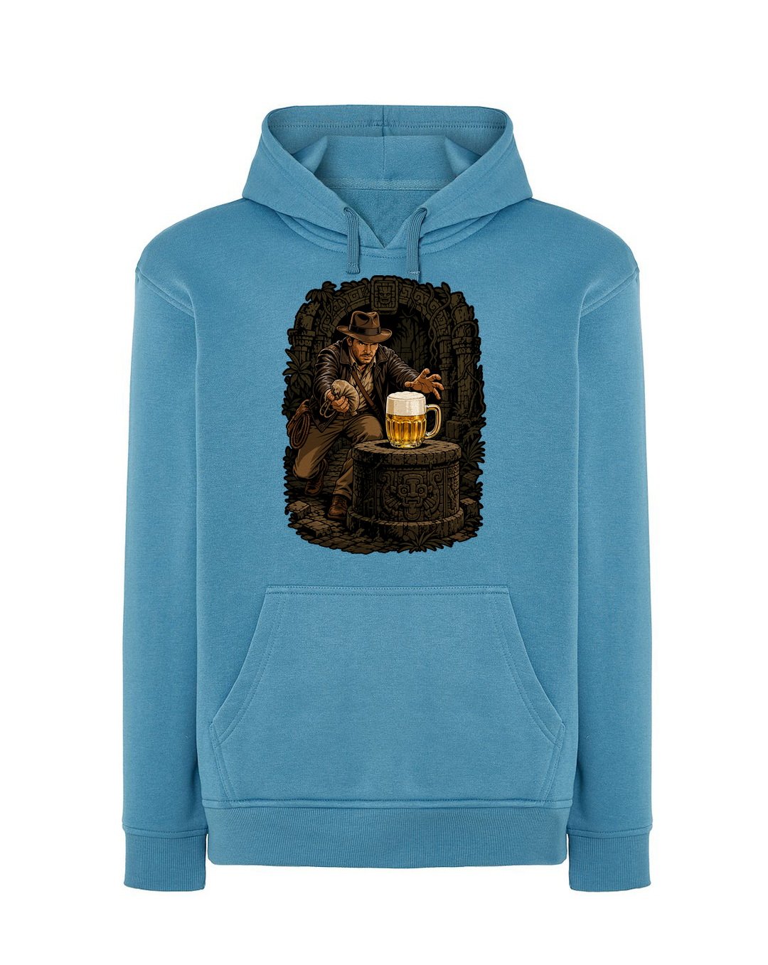 Indiana Beer – hoodie – Petrolejová