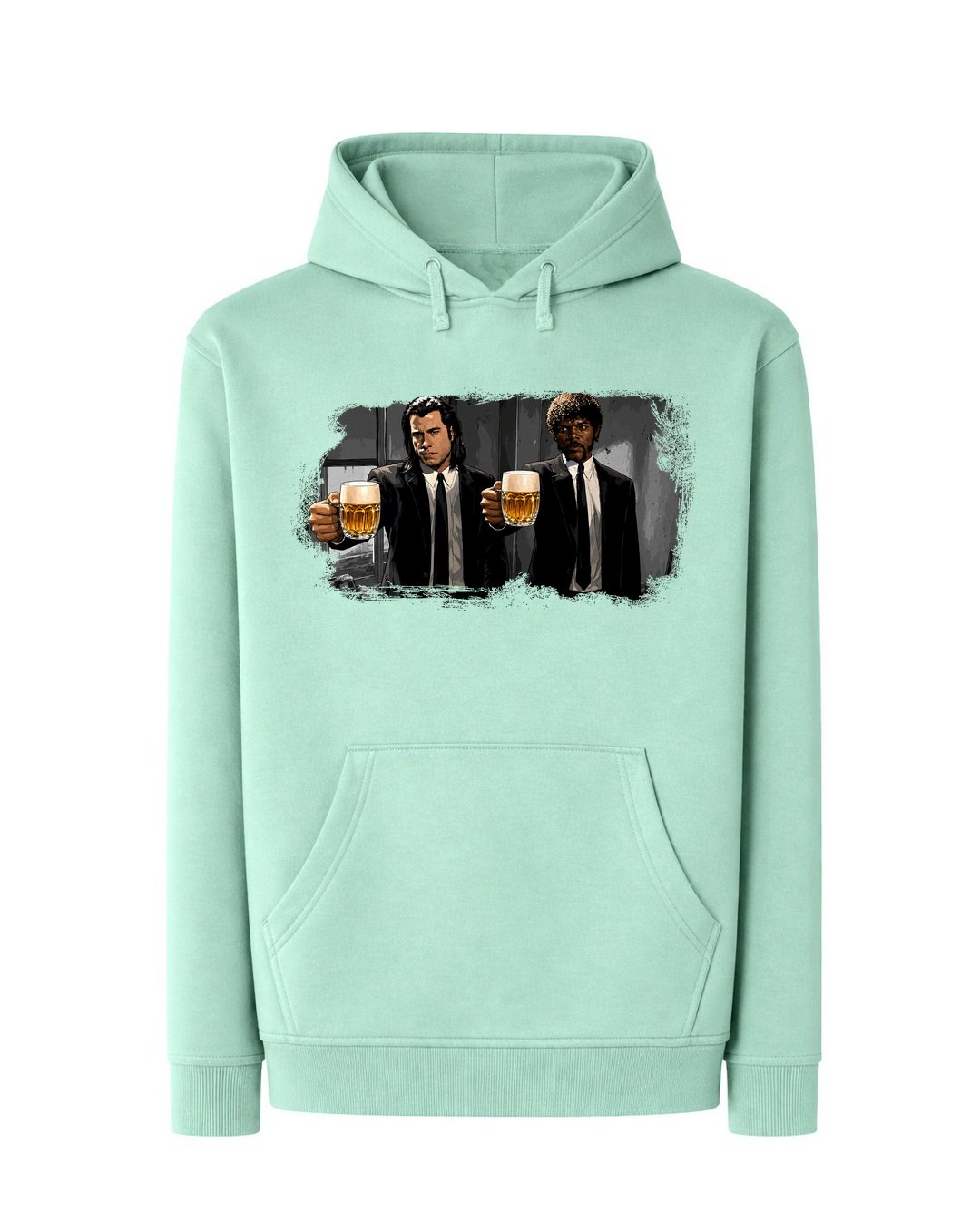 Pils Fiction – hoodie – Mátově zelená