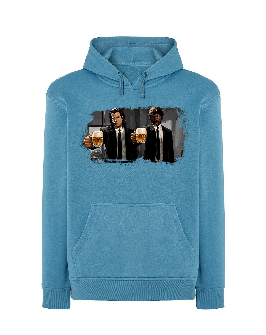 Pils Fiction – hoodie – Petrolejová