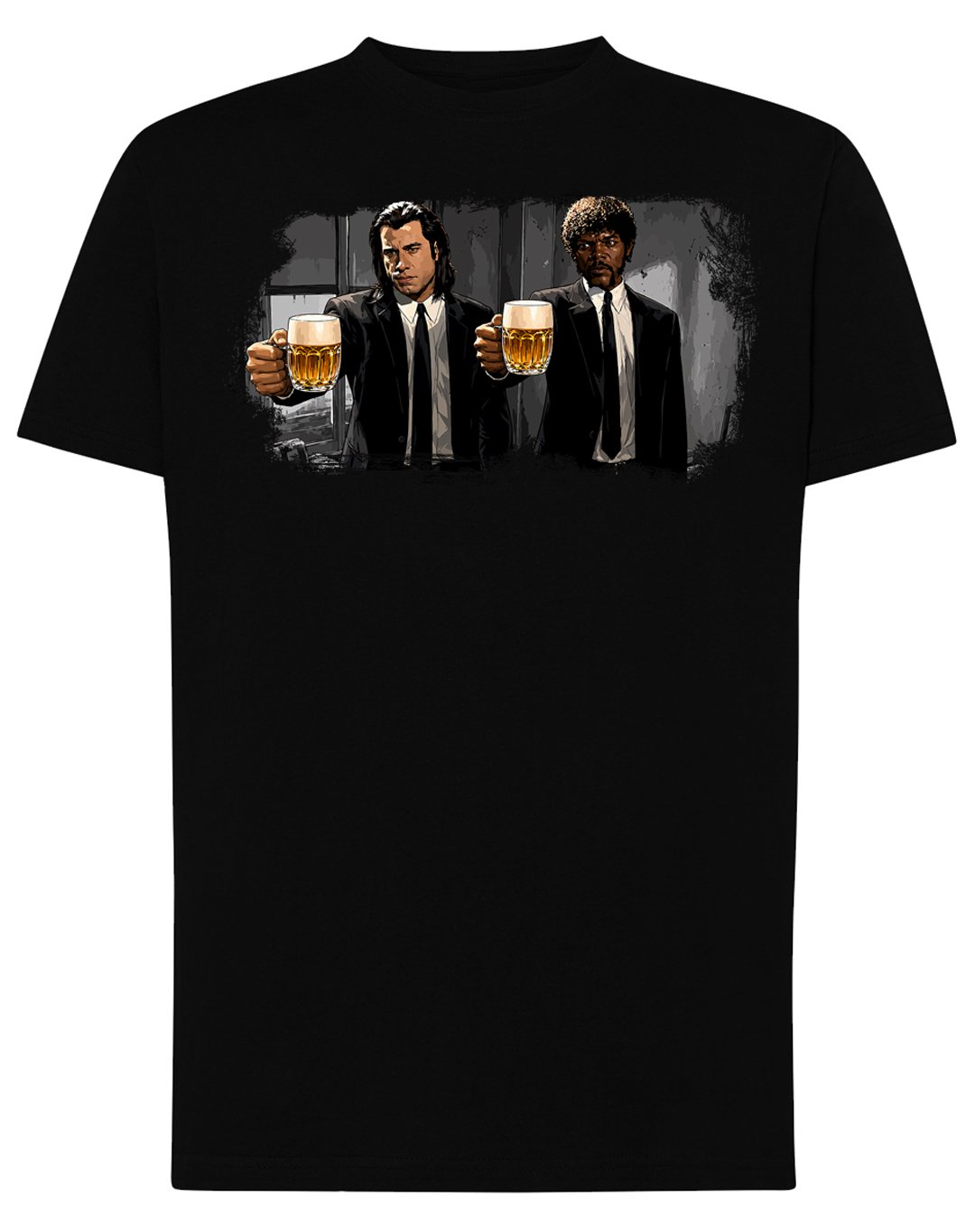 Pils Fiction – tričko – Černá
