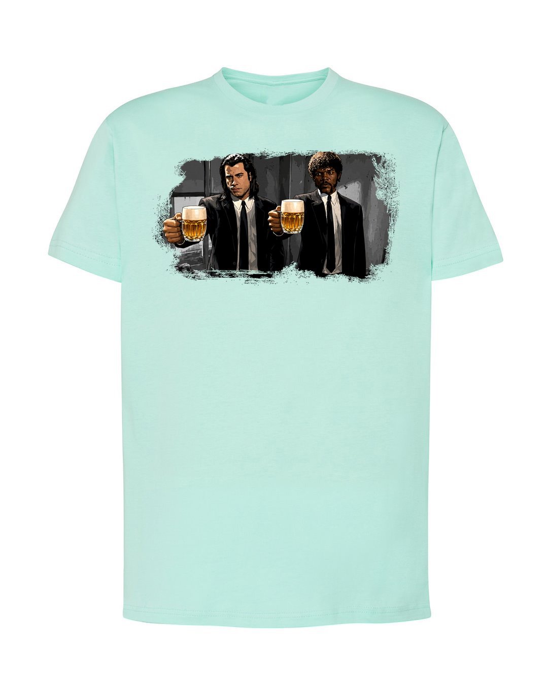 Pils Fiction – tričko – Mátově zelená