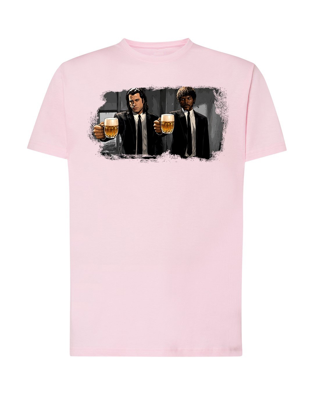 Pils Fiction – tričko – Růžová