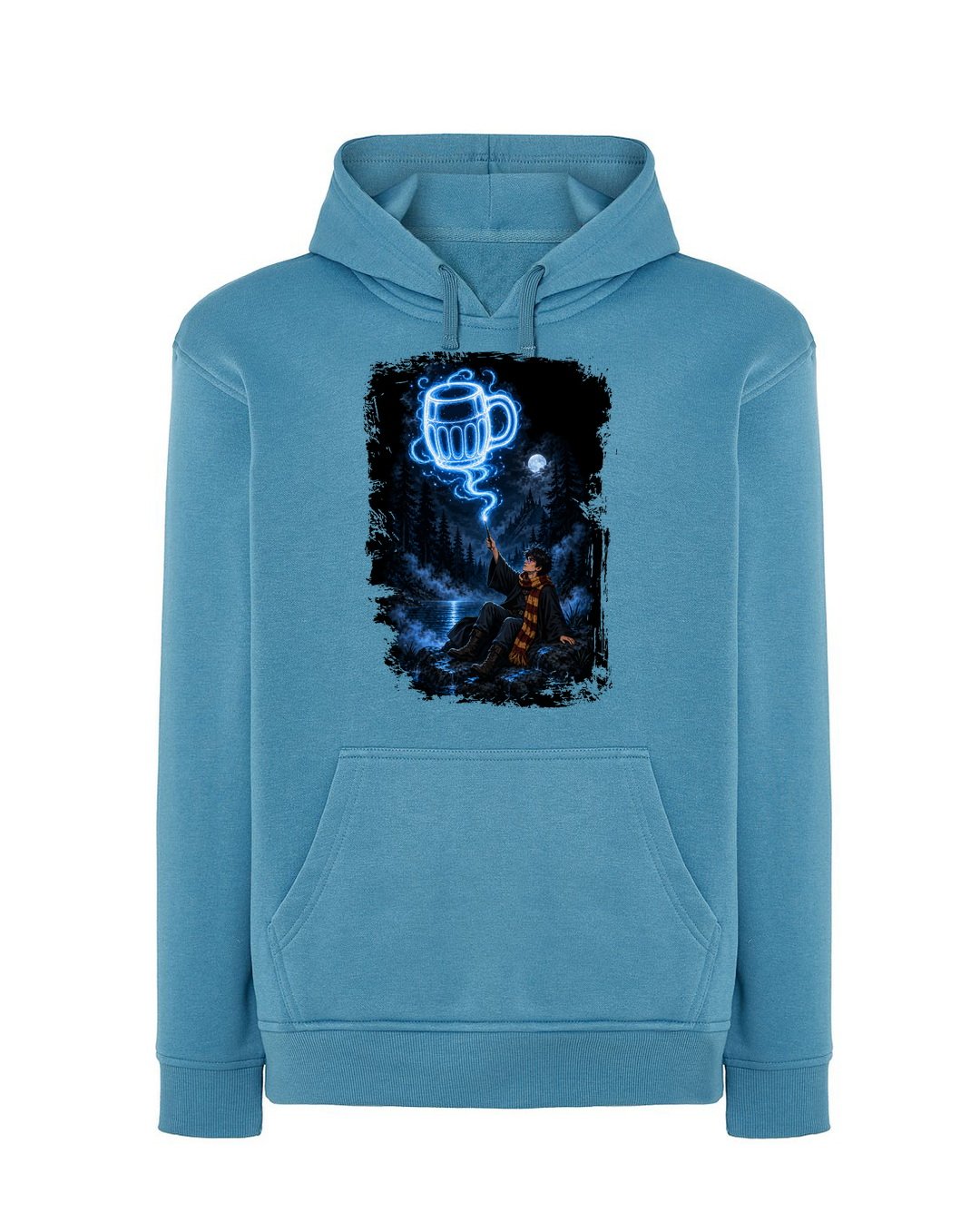 The Boy Who Drank – hoodie – Petrolejová